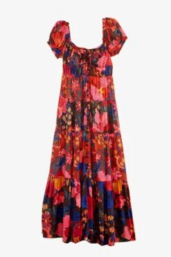 Farm Rio Mixed Wild Life Lenzing™ Ecovero™ Viscose Maxi Dress -Farm Rio 301881 06