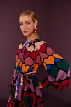 Farm Rio Full Of Hearts Mini Dress 10 Farm Rio Full Of Hearts Mini Dress -Farm Rio 301905 03