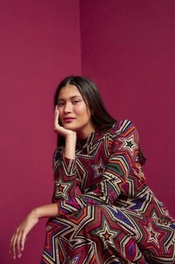 Farm Rio Mystic Trip Lenzing™ Ecovero™ Jersey Dress 10 Farm Rio Mystic Trip Lenzing™ Ecovero™ Jersey Dress -Farm Rio 301939 03