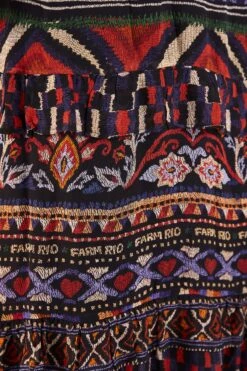 Farm Rio Blue Ainika Tapestry Maxi Skirt 10 Farm Rio Blue Ainika Tapestry Maxi Skirt -Farm Rio 301951 04