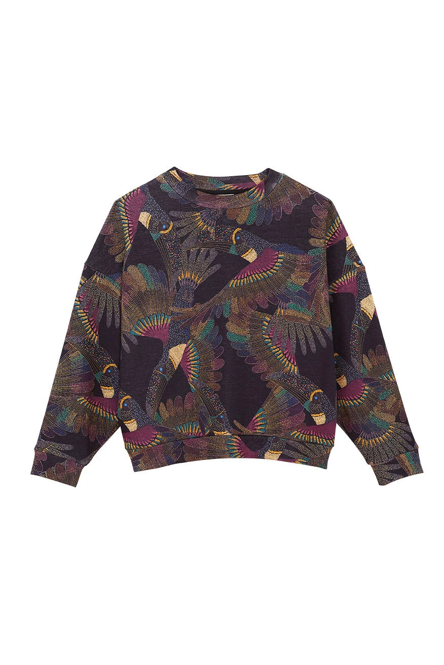 Farm Rio Borogodo Toucans Sweatshirt 7 Farm Rio Borogodo Toucans Sweatshirt - Image 5