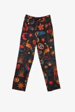 Farm Rio Black Cerrado Sky Pants -Farm Rio 301994 07