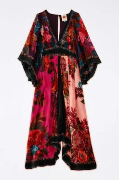 Farm Rio Flower Scarves Maxi Dress 13 Farm Rio Flower Scarves Maxi Dress -Farm Rio 302323 06