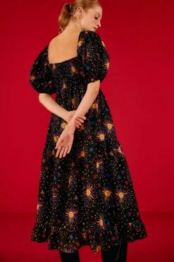 Farm Rio Rainbow Suns Organic Cotton Maxi Dress 9 Farm Rio Rainbow Suns Organic Cotton Maxi Dress -Farm Rio 302685 03