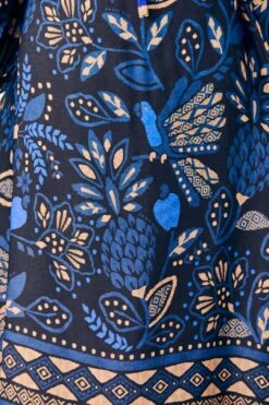 Farm Rio Black Macaw Forest Midi Dress -Farm Rio 303774 05