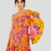 Farm Rio Flowers Garden One Shoulder Mini Dress 1 Farm Rio Flowers Garden One Shoulder Mini Dress -Farm Rio 303791 02