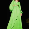 Farm Rio Lime Green Cut Out Maxi Dress 2 Farm Rio Lime Green Cut Out Maxi Dress -Farm Rio 303794 01