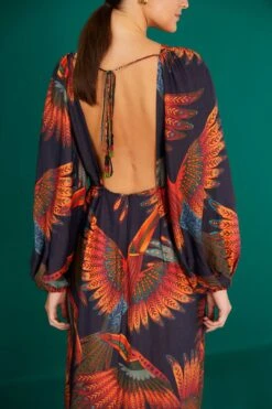 Farm Rio Arabesque Toucans Midi Dress 11 Farm Rio Arabesque Toucans Midi Dress -Farm Rio 303801 03