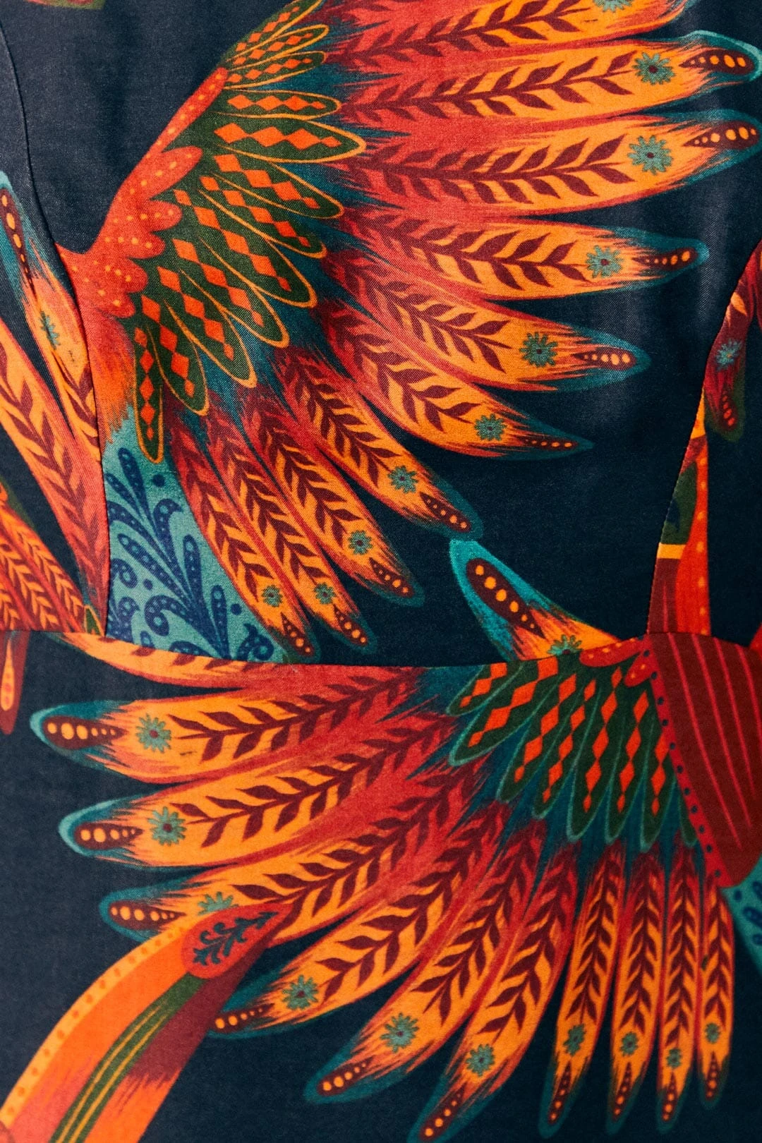 Farm Rio Arabesque Toucans Midi Dress 7 Farm Rio Arabesque Toucans Midi Dress - Image 5