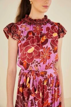 Farm Rio Sweet Floral Midi Dress 12 Farm Rio Sweet Floral Midi Dress -Farm Rio 303821 03