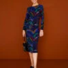 Farm Rio Amazonia Night Lenzing™ Ecovero™ Viscose Midi Dress 2 Farm Rio Amazonia Night Lenzing™ Ecovero™ Viscose Midi Dress -Farm Rio 303850 01