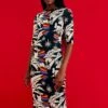 Farm Rio Toucans Wave Lenzing™ Ecovero™ Viscose Midi Dress 2 Farm Rio Toucans Wave Lenzing™ Ecovero™ Viscose Midi Dress -Farm Rio 303851 01