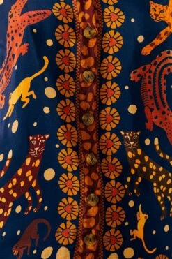 Farm Rio Navy Animal Sky Shirt 10 Farm Rio Navy Animal Sky Shirt -Farm Rio 303857 04