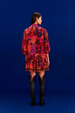 Farm Rio Pink Sweet Forest Blouse 9 Farm Rio Pink Sweet Forest Blouse -Farm Rio 303876 03