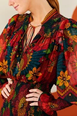 Farm Rio Macaw Ballet Ainika Maxi Dress -Farm Rio 303894 03