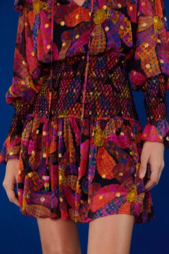 Farm Rio Black Heart Daisy Mini Dress -Farm Rio 303895 03