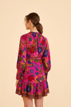 Farm Rio Pink Sweet Forest Mini Dress -Farm Rio 303913 04