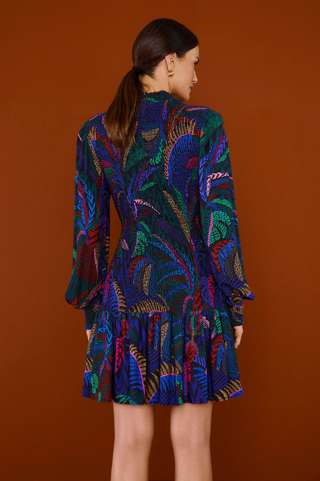 Farm Rio Amazonia Night Mini Dress 4 Farm Rio Amazonia Night Mini Dress - Image 2