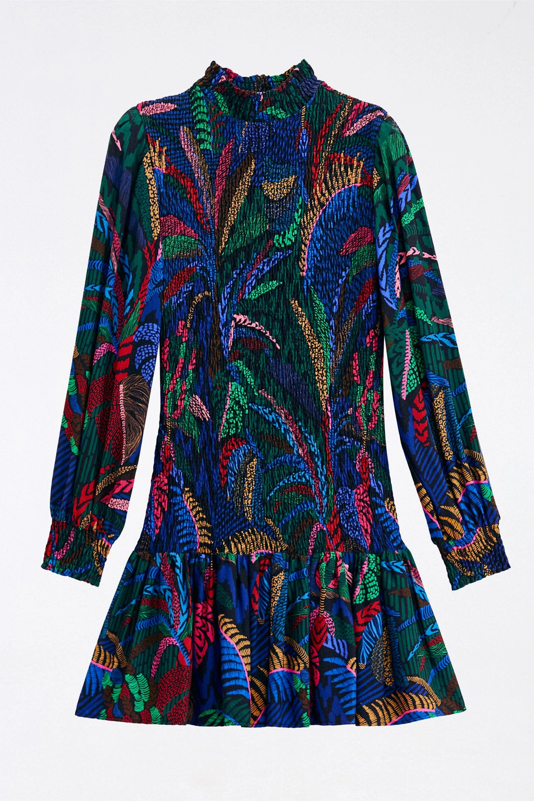 Farm Rio Amazonia Night Mini Dress 7 Farm Rio Amazonia Night Mini Dress - Image 5