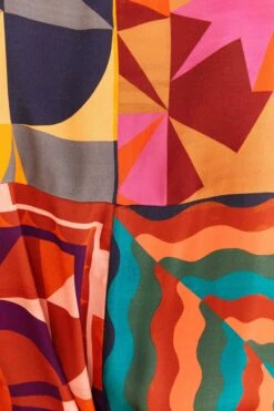 Farm Rio Graphic Scarves Shirtdress -Farm Rio 303921 05 8b33d8a3 1fbe 4d47 9d09 e01895744704