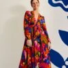 Farm Rio Rainbow Forest Maxi Dress 1 Farm Rio Rainbow Forest Maxi Dress -Farm Rio 303925 02