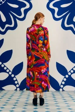 Farm Rio Rainbow Forest Maxi Dress -Farm Rio 303925 04