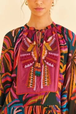 Farm Rio Graphic Foliage Embroidered Maxi Dress 10 Farm Rio Graphic Foliage Embroidered Maxi Dress -Farm Rio 303932 03 a90baae1 ea88 4fec bbe6 2527a69dbd1e