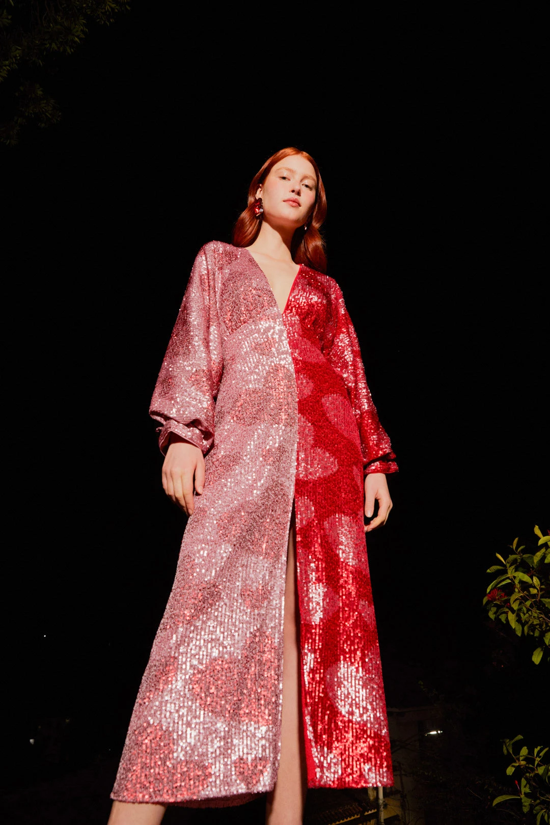 Farm Rio Hearts Sequin Midi Dress 3 Farm Rio Hearts Sequin Midi Dress