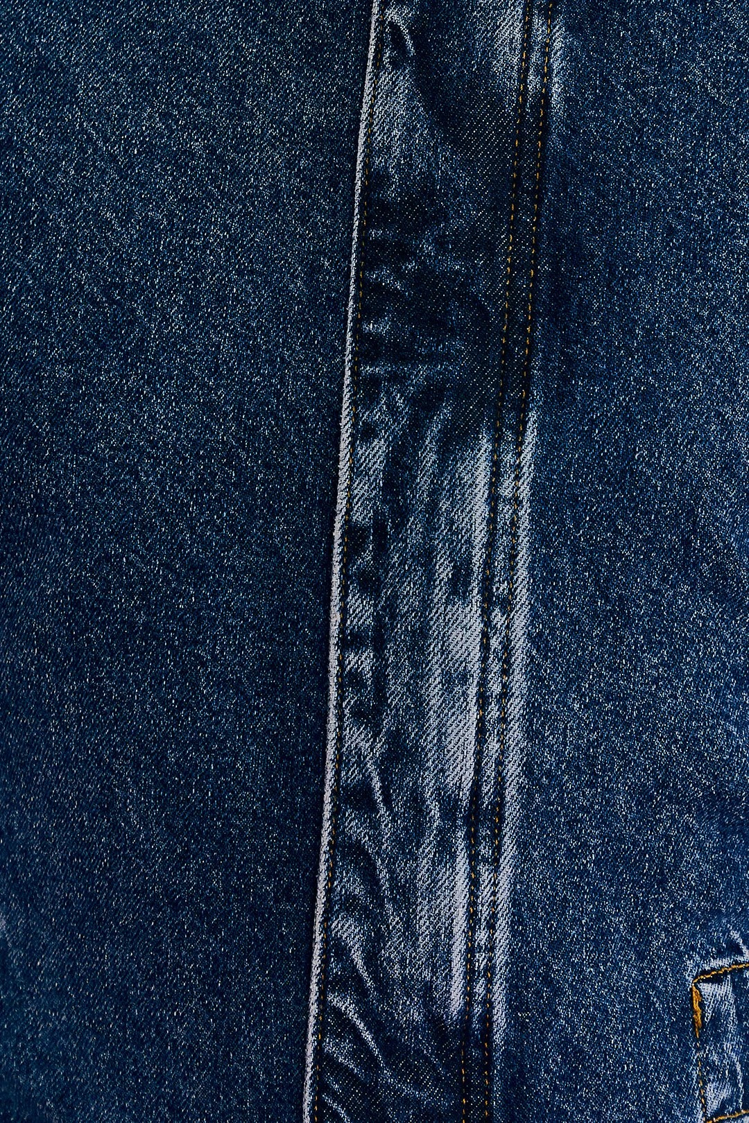 Farm Rio Crochet Squares Denim Jumpsuit 7 Farm Rio Crochet Squares Denim Jumpsuit - Image 5