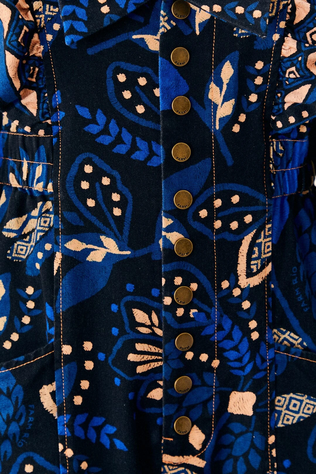 Farm Rio Black Macaw Forest Jumpsuit 7 Farm Rio Black Macaw Forest Jumpsuit - Image 5