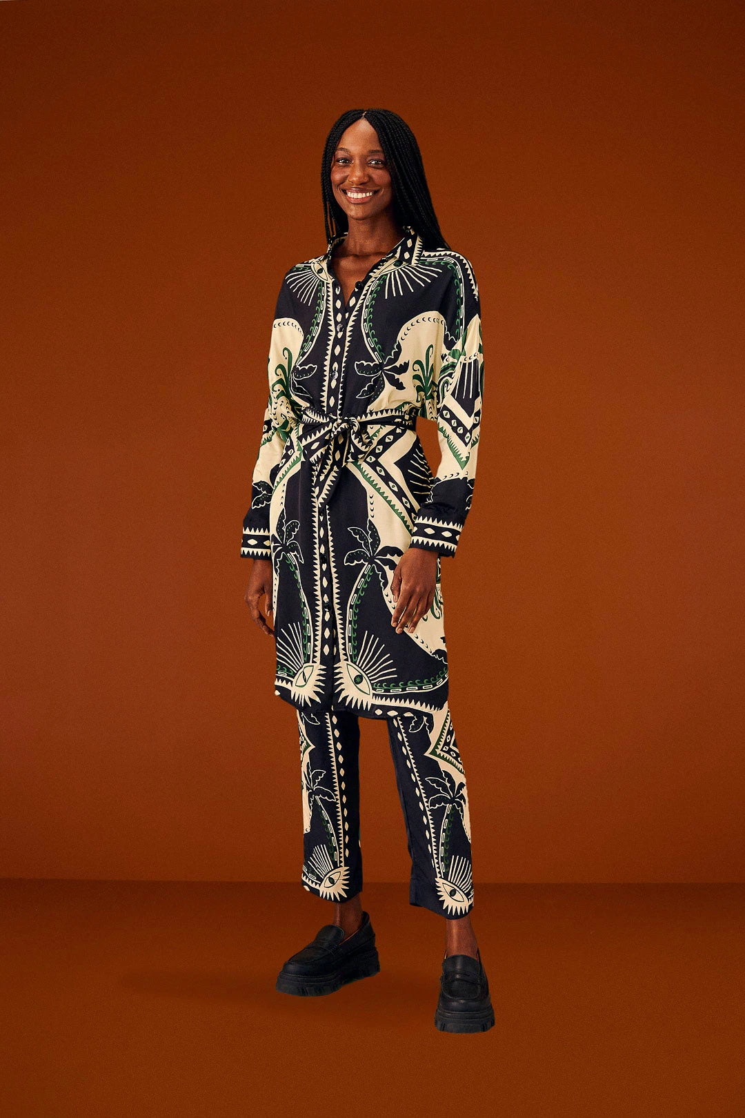 Farm Rio Mystic Scarf Lenzing™ Ecovero™ Viscose Pants 4 Farm Rio Mystic Scarf Lenzing™ Ecovero™ Viscose Pants - Image 2