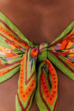 Farm Rio Toucans Scarf Lenzing™ Ecovero™ Viscose Crop Top 10 Farm Rio Toucans Scarf Lenzing™ Ecovero™ Viscose Crop Top -Farm Rio 303977 04