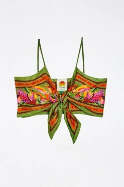 Farm Rio Toucans Scarf Lenzing™ Ecovero™ Viscose Crop Top 11 Farm Rio Toucans Scarf Lenzing™ Ecovero™ Viscose Crop Top -Farm Rio 303977 06