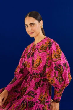 Farm Rio Pink Wild Leopards Mini Dress -Farm Rio 303984 03 1