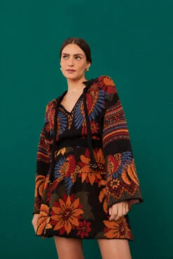 Farm Rio Macaw Ballet Ainika Sweater Skirt 10 Farm Rio Macaw Ballet Ainika Sweater Skirt -Farm Rio 304000 03