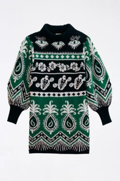 Farm Rio Mystic Scarf Sweater Dress -Farm Rio 304107 06