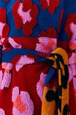 Farm Rio Mixed Leopards Fleece Coat -Farm Rio 304114 05