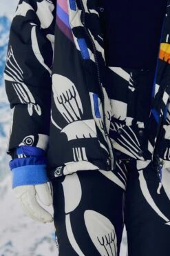 Farm Rio Black Graphic Toucans Ski Puffer Jacket 15 Farm Rio Black Graphic Toucans Ski Puffer Jacket -Farm Rio 304125 06