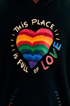 Farm Rio Black Full Of Love Sweatshirt -Farm Rio 304145 04