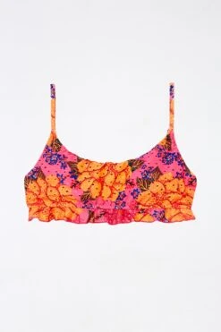 Farm Rio Pink Flowers Garden Bikini Top 11 Farm Rio Pink Flowers Garden Bikini Top -Farm Rio 304192 05