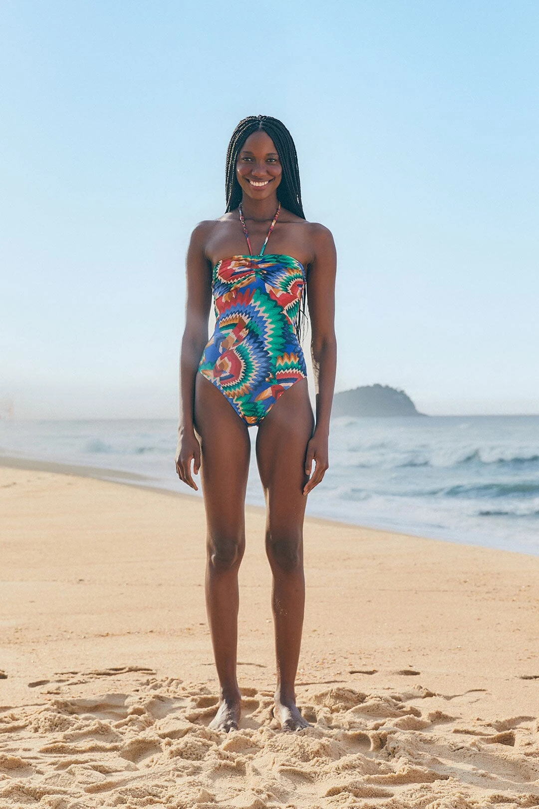 Farm Rio Chevron Toucans One Piece Swimsuit 7 Farm Rio Chevron Toucans One Piece Swimsuit - Image 5