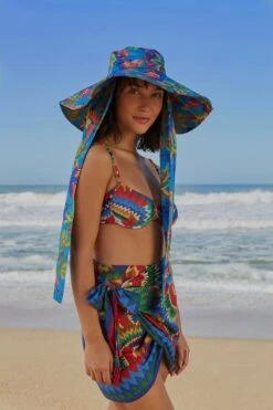 Farm Rio Chevron Toucans Cover Up