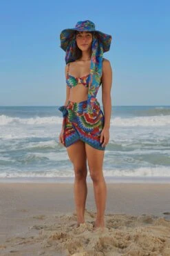 Farm Rio Chevron Toucans Cover Up 9 Farm Rio Chevron Toucans Cover Up -Farm Rio 304295 02