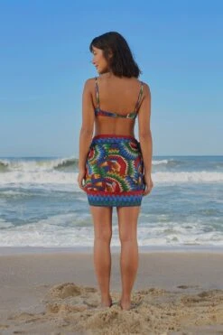 Farm Rio Chevron Toucans Cover Up 8 Farm Rio Chevron Toucans Cover Up -Farm Rio 304295 04