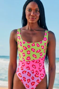 Farm Rio Maxi Leopard Patch One Piece Swimsuit 9 Farm Rio Maxi Leopard Patch One Piece Swimsuit -Farm Rio 304300 03