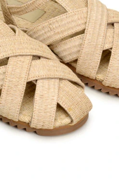 SYNTHETIC RAFFIA ZIGZAG SANDAL -Farm Rio 304638 02