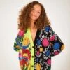Farm Rio Mixed Prints Smiley® Cardigan 1 Farm Rio Mixed Prints Smiley® Cardigan -Farm Rio 305156 01