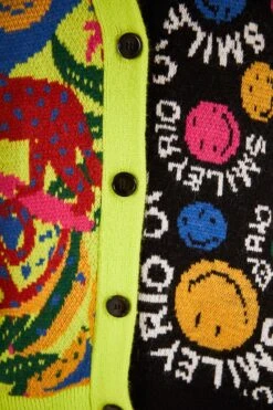 Farm Rio Mixed Prints Smiley® Cardigan 12 Farm Rio Mixed Prints Smiley® Cardigan -Farm Rio 305156 05