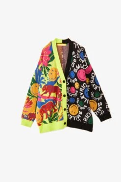 Farm Rio Mixed Prints Smiley® Cardigan 13 Farm Rio Mixed Prints Smiley® Cardigan -Farm Rio 305156 06