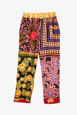 Farm Rio Patchwork Tapestry Smiley® Pants 13 Farm Rio Patchwork Tapestry Smiley® Pants -Farm Rio 305163 06